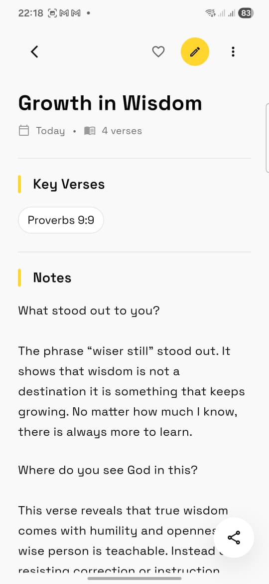 Writing a reflection